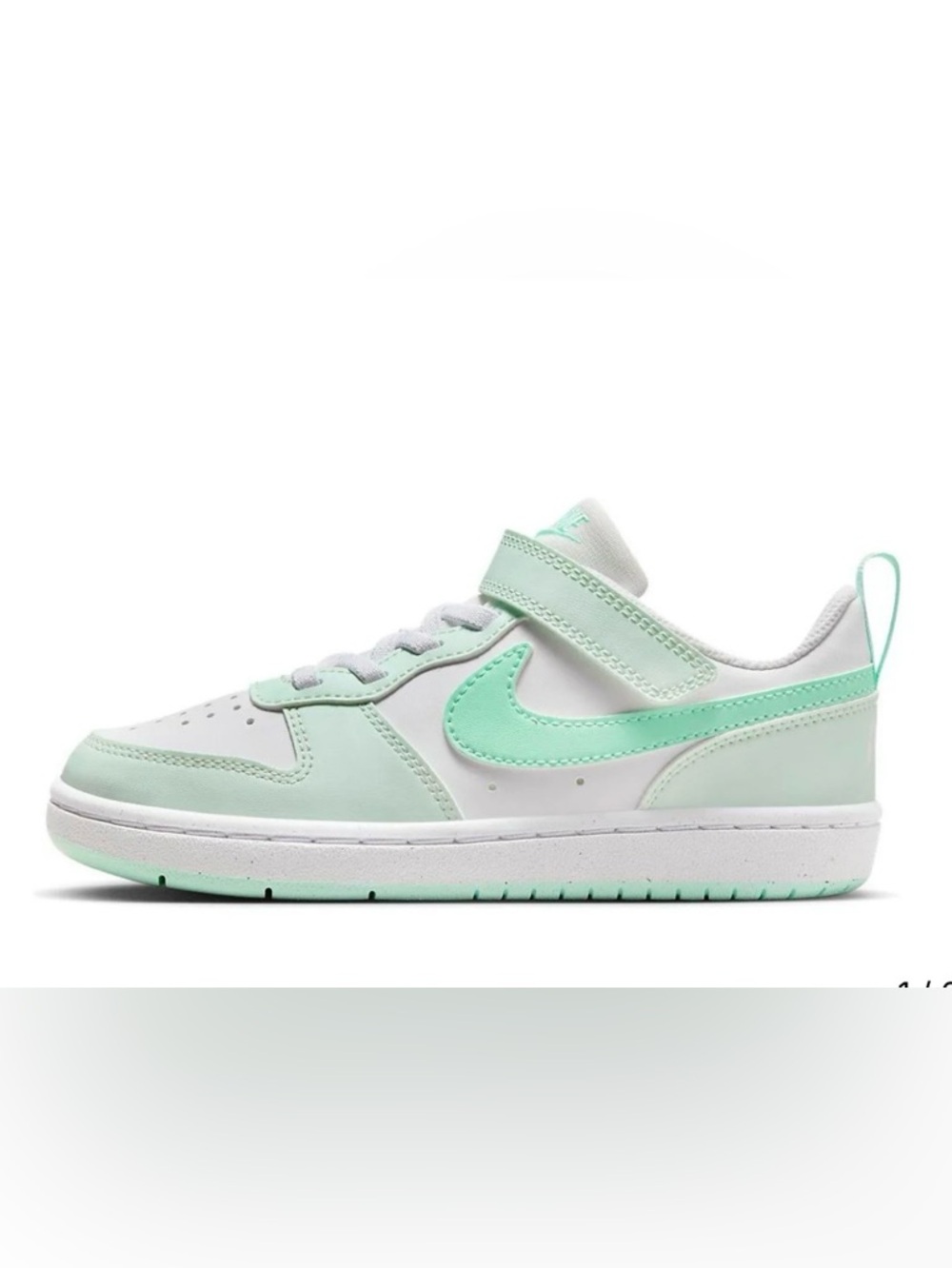 Nike Court Borough Low Recraft 'Barely Green Little Kids Size 1.5Y